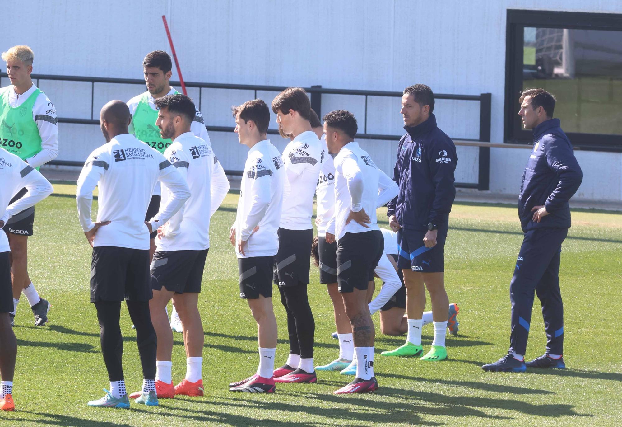 Así ha sido el entrenamiento del Valencia CF de este miércoles