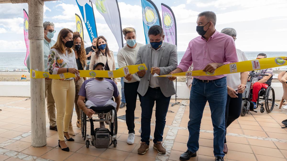 Presentación, hoy, de la Copa de España de pádel adaptado en Fuerteventura.