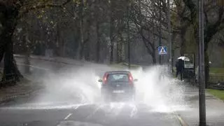 La borrasca 'Karlotta' deja las lluvias más fuertes de toda Galicia en Área de Compostela