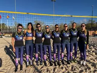 El Net 7 Blackboard femenino debuta con victoria en la Liga Nacional de vóley playa