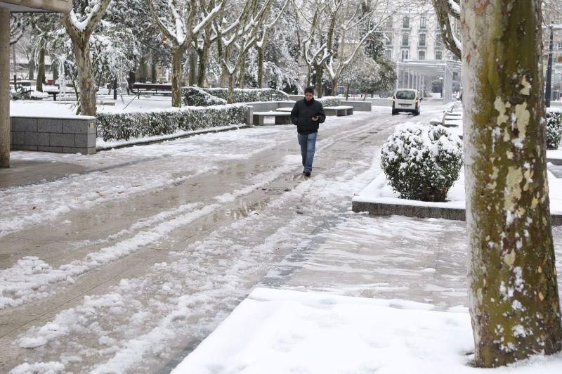 Nevada en Zamora: La ciudad, intransitable