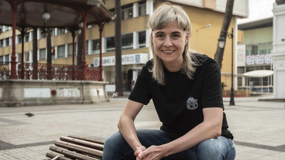 La dibujante de cómic Emma Ríos, en la . | // CASTELEIRO/ROLLER AGENCIA