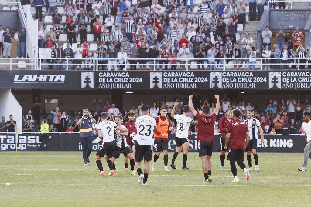 Las imágenes de la victoria del FC Cartagena que asegura su permanencia