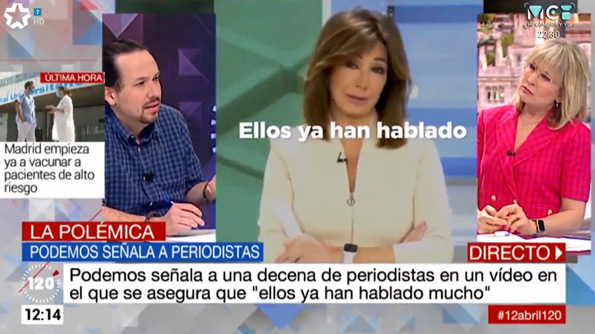 Pablo Iglesias y María Rey