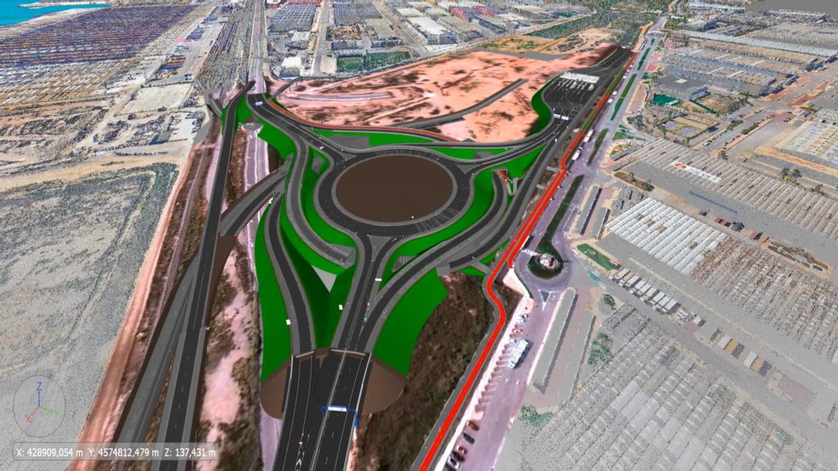 El Port de Barcelona se prepara con el nudo norte para los futuros accesos viarios que proyecta el Ministerio