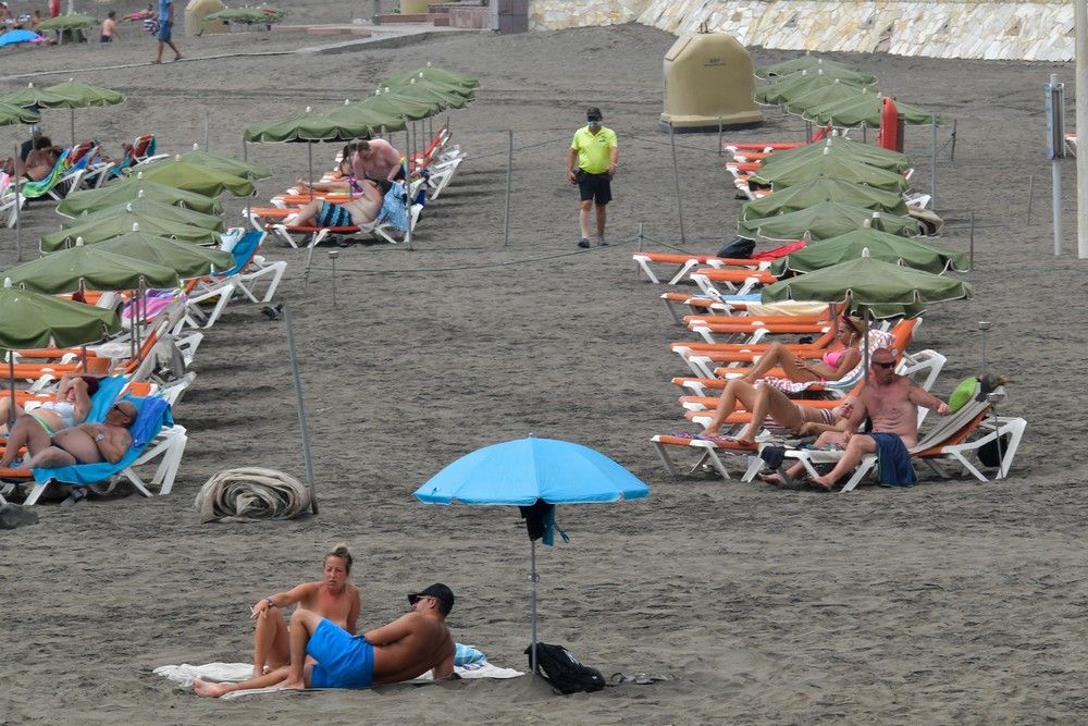 Playa de San Agustín, en San Bartolomé de Tirajana