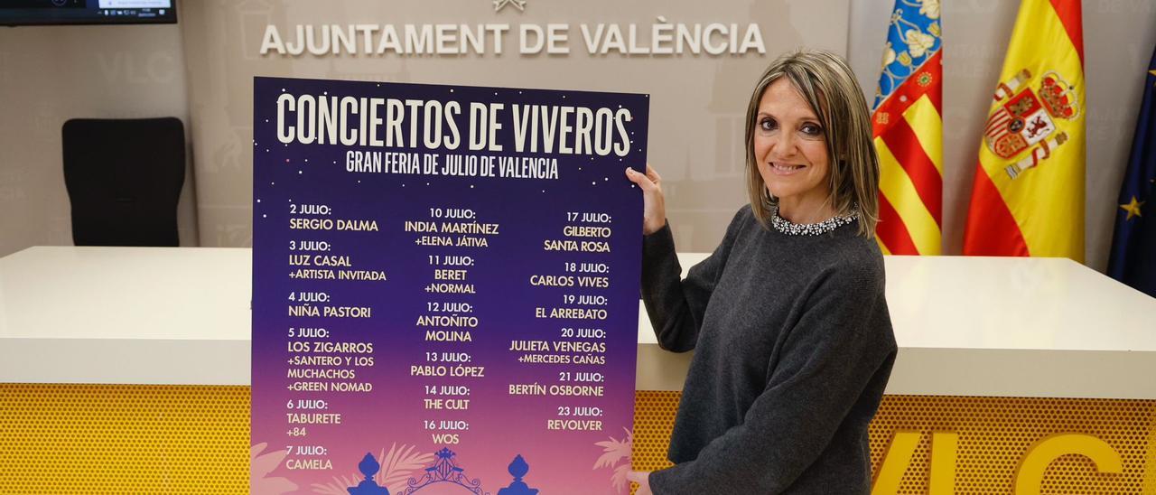 El Ayuntamiento de València desvela quién actuará en los Conciertos de Viveros 2024