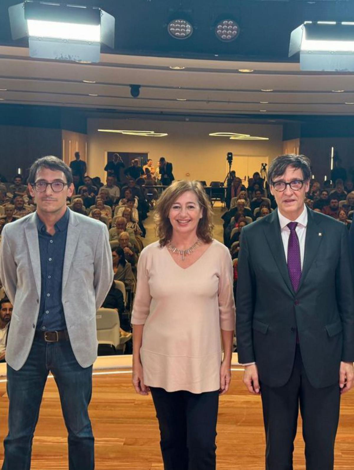 El líder socialista reivindica a Palma la solidaritat davant la crisi migratòria