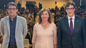 El líder socialista reivindica a Palma la solidaritat davant la crisi migratòria