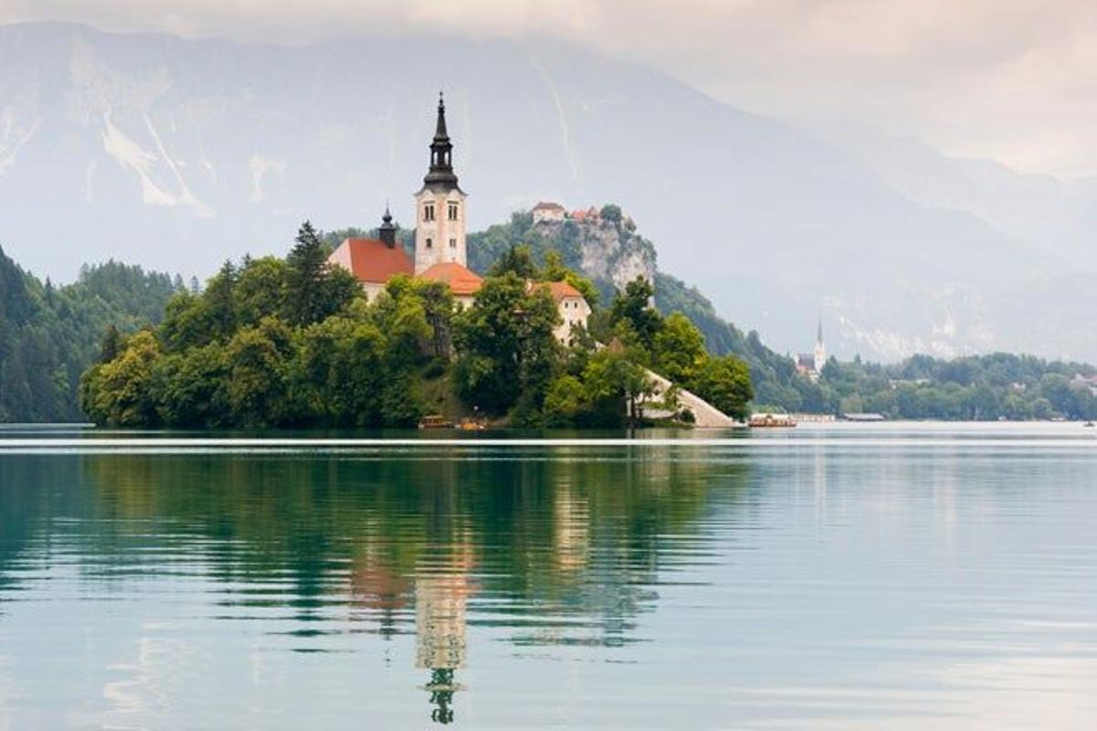 Isla de Bled, en la lago homónimo