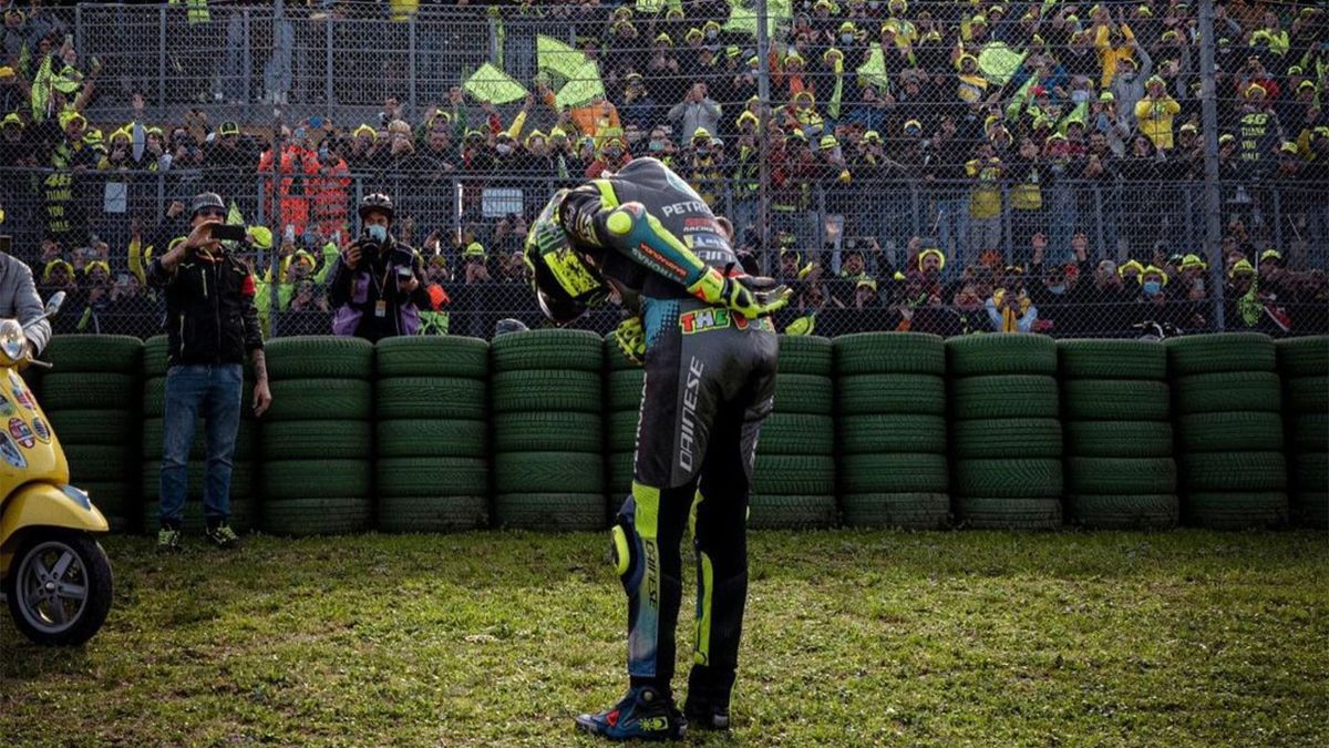 La trayectoria de Valentino Rossi a lo largo de 26 temporadas