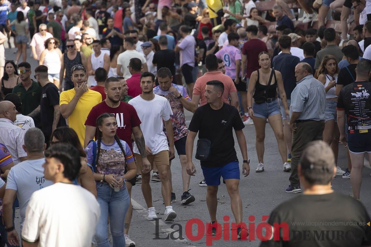 El segundo encierro de las Fiestas de Moratalla se salda con un herido