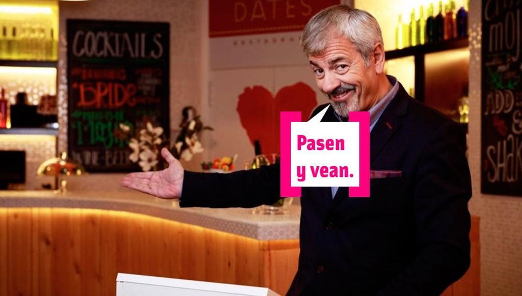 Carlos Sobera, presentador del formato 'First Dates'