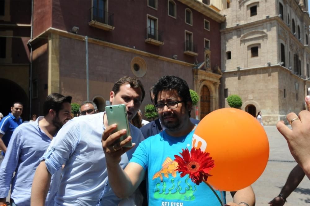 Albert Rivera visita Murcia y Los Alcázares