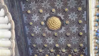 Los alfarjes mudéjares del Real Alcázar lucen restaurados sus casi 700 años de historia