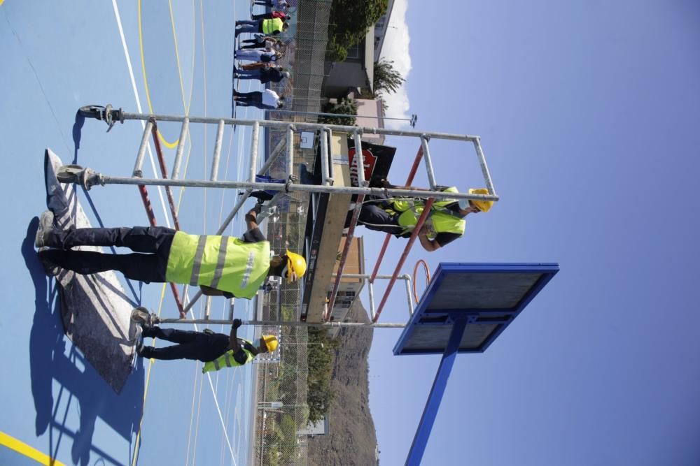 Obras de mejora en las canchas