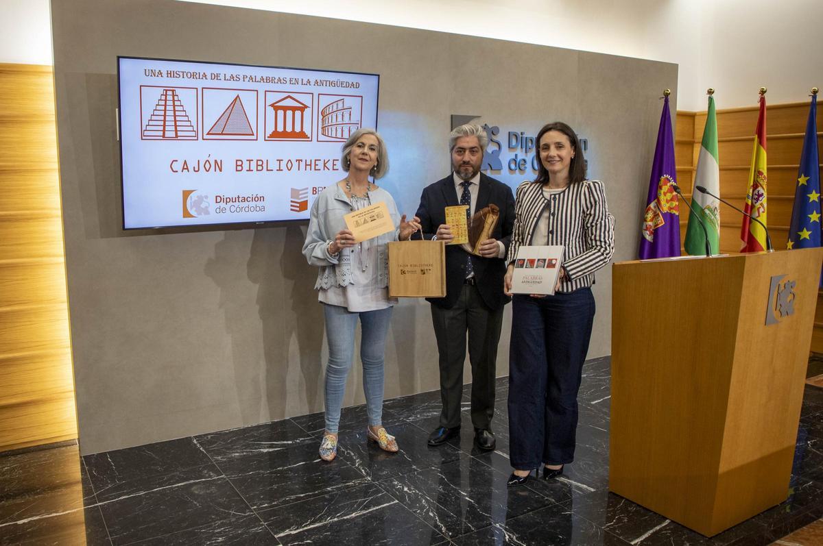 La Diputación presenta la segunda fase del proyecto ‘Una historia de las palabras en la Antigüedad’.