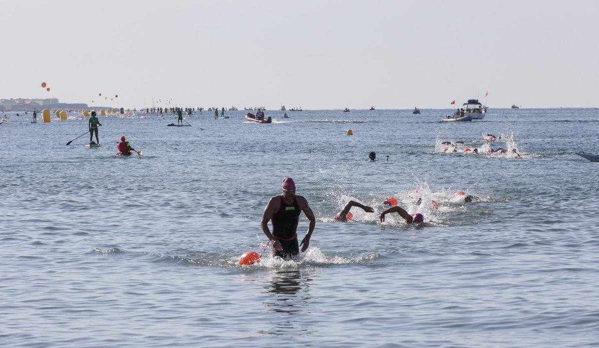 Las imágenes de La Travesía a nado Tabarca - Santa Pola