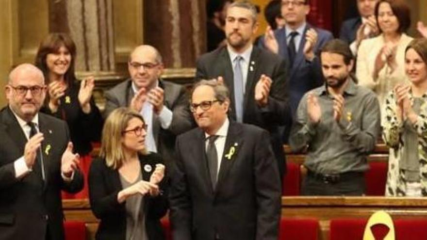 Quim Torra, després de ser investit dilluns al Parlament