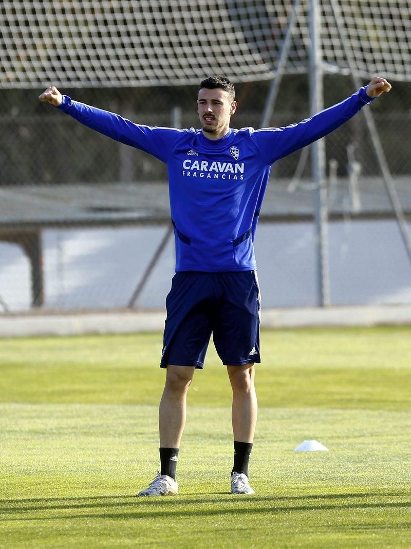 Entrenamiento del Real Zaragoza, 25 de febrero