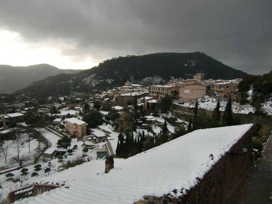 El día después de la intensa nevada en la Serra