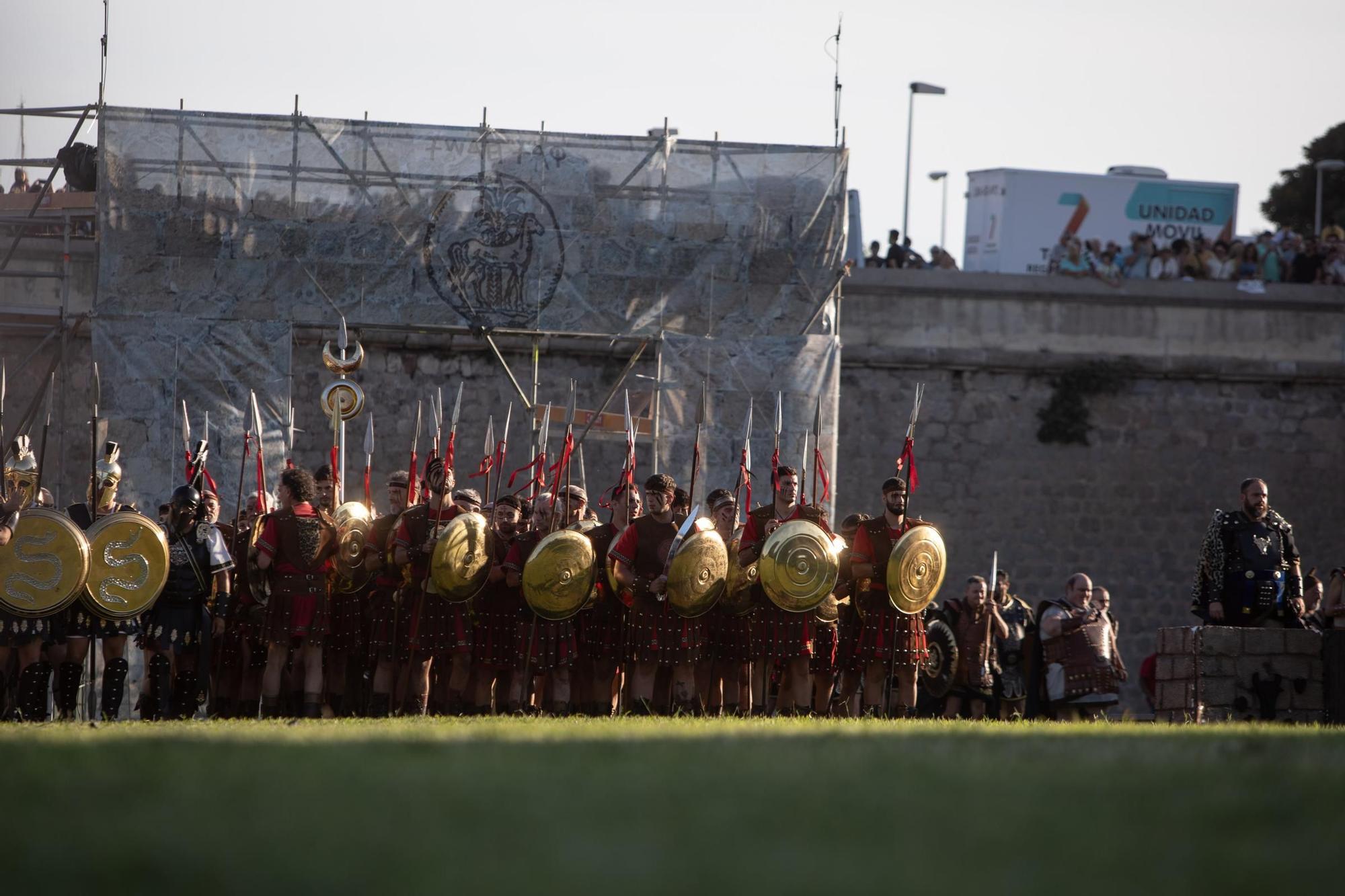 Batalla de Carthagineses y Romanos