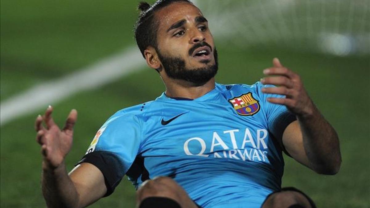 Douglas apenas disfrutó de minutos en el Barça.