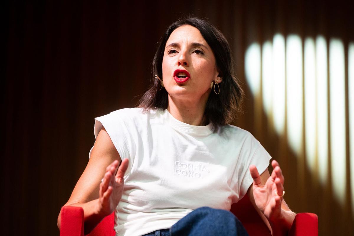 La secretaria política de Podemos y eurodiputada, Irene Montero.