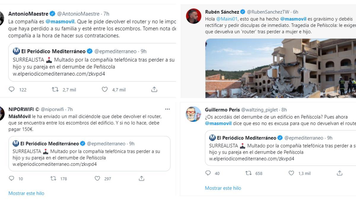 Reacciones en Twitter a la polémica