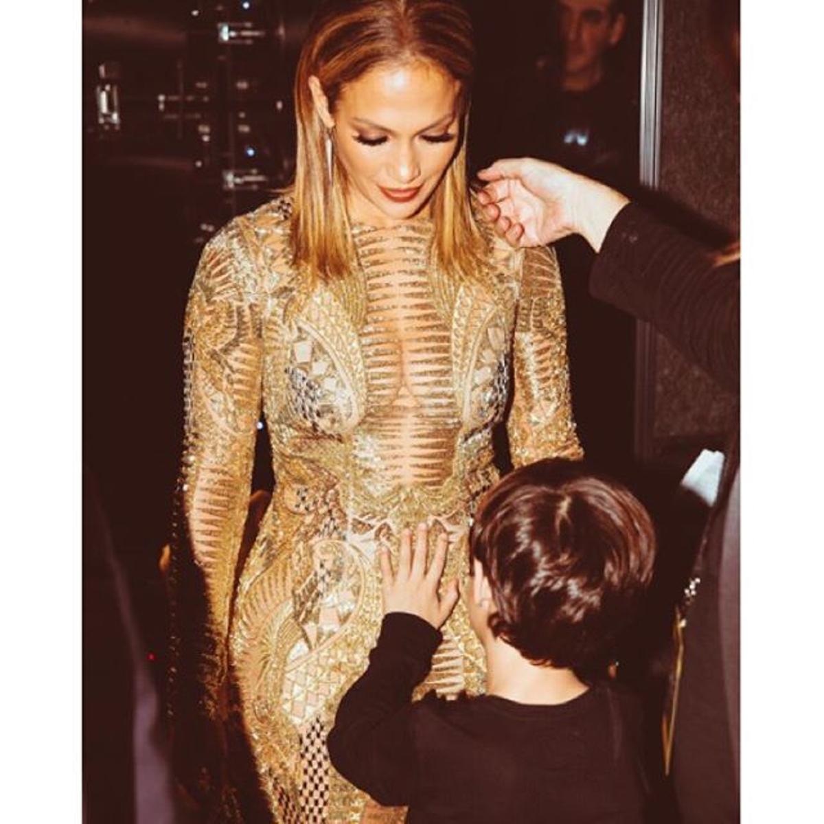 Los preparativos de Jennifer Lopez para los AMA's 2015