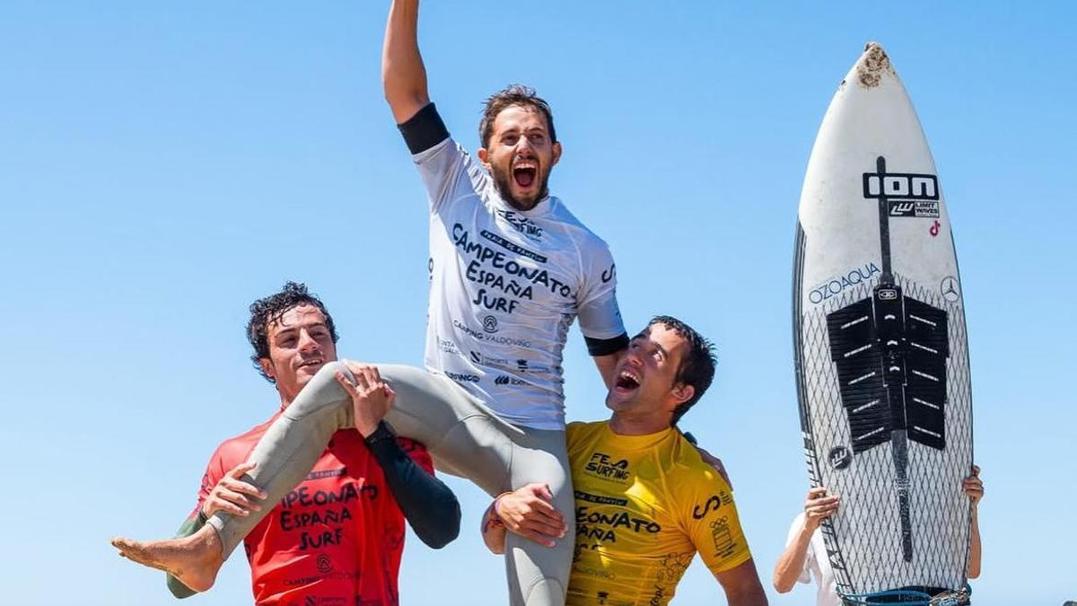El compostelano Guillermo Carracedo vuelve a reinar: conquista su octavo Campeonato de España de paddle surf