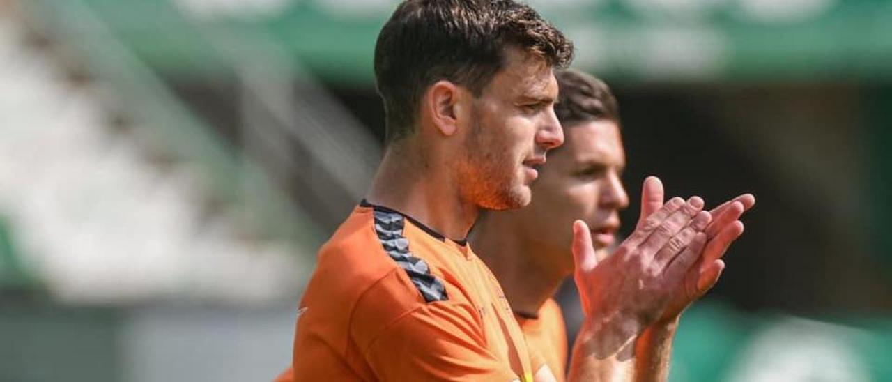 Lucas Boyé, durante un entrenamiento