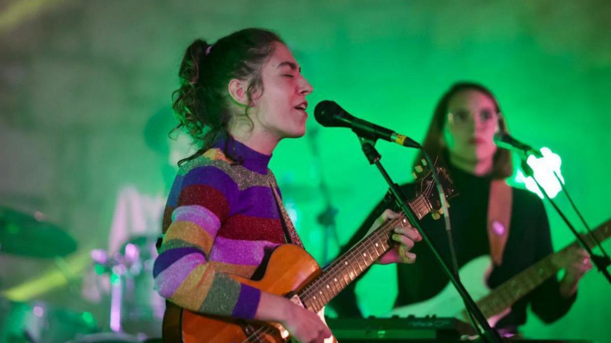 Maria Jaume actuó en el Aljub de Es Baluard.