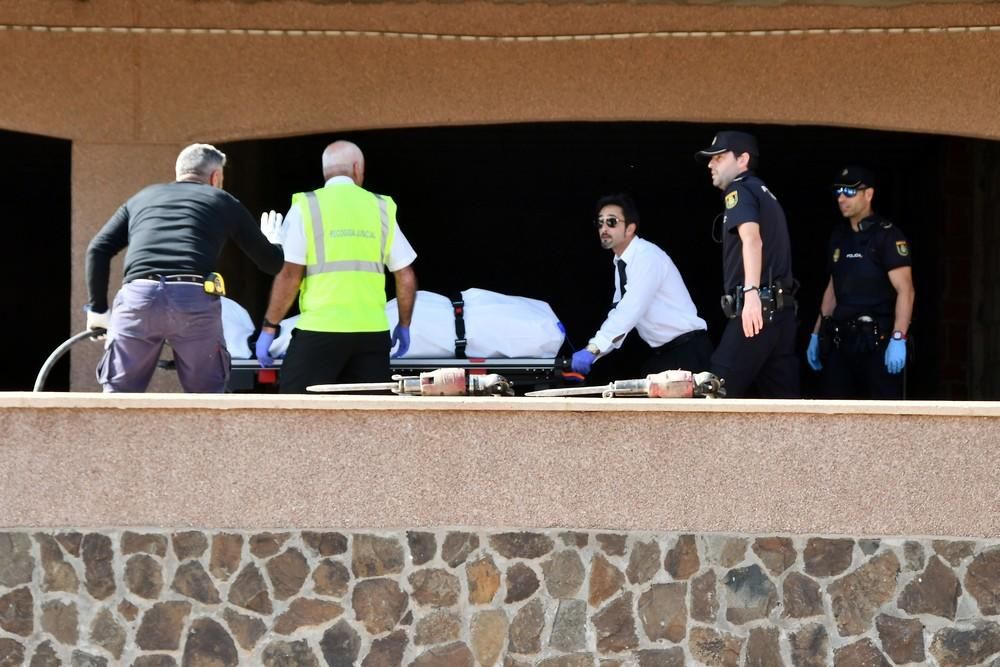 Hallan un cadáver en un centro comercial de Maspalomas.