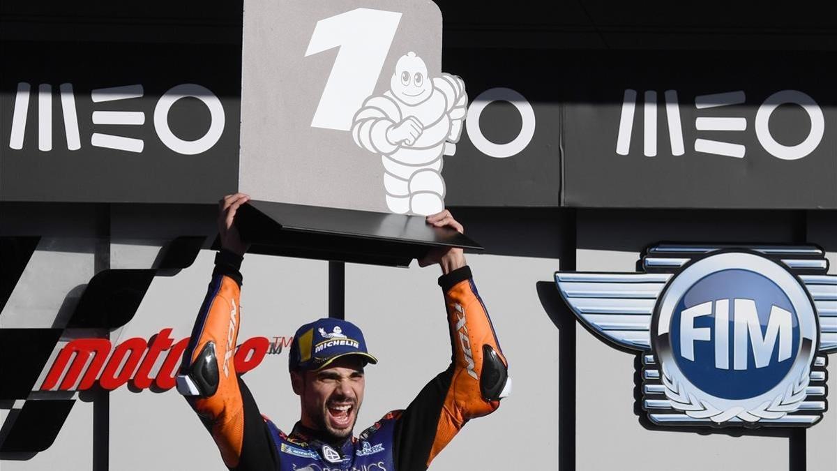 Miguel Oliveira (KTM) gana el primer GP de Portugal de MotoGP.