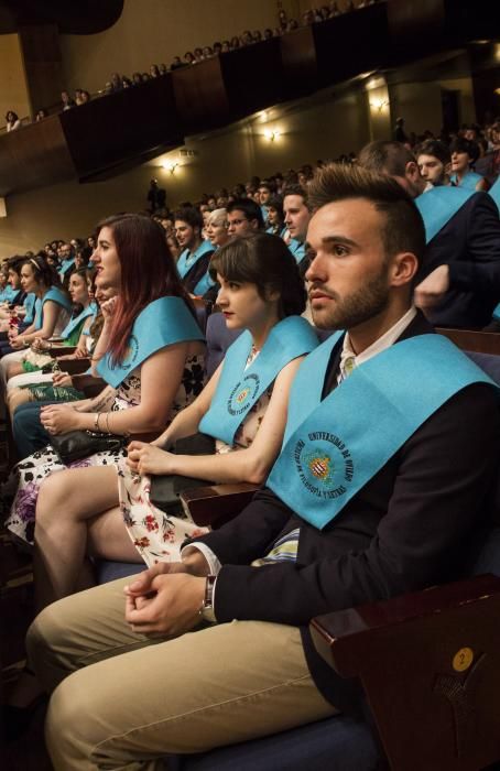 Graduación de la Facutad de Filosofía y Letras en el Auditorio