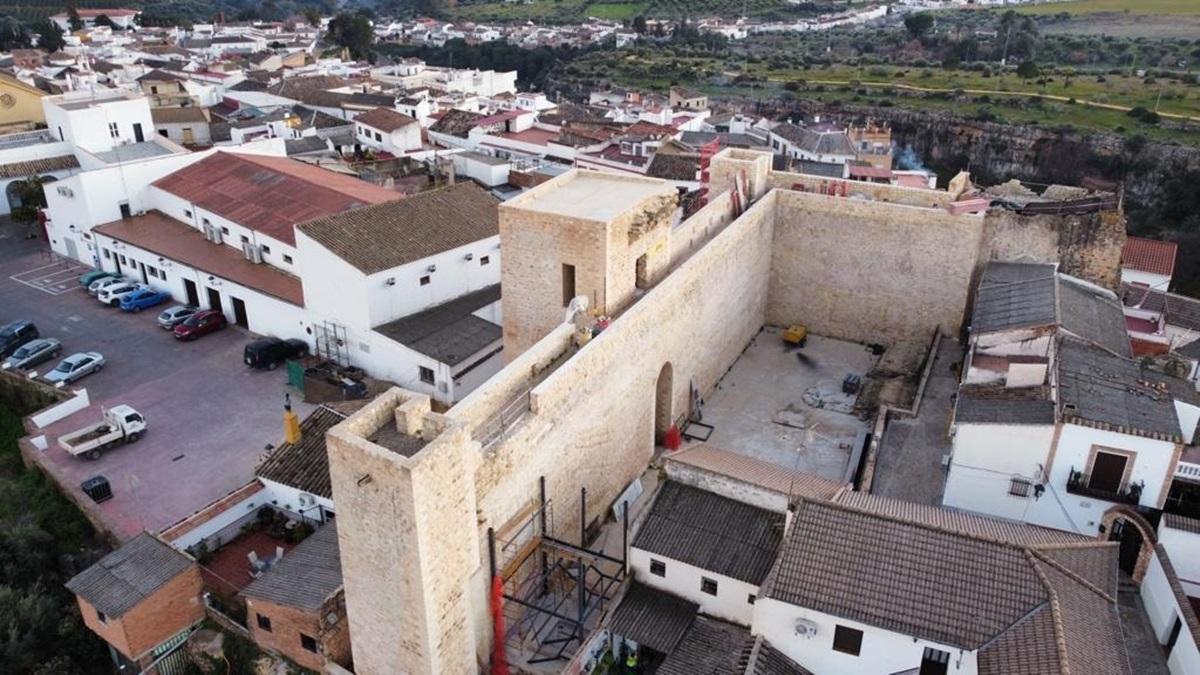 Imagen del Castillo de Hornachuelos colgada en la página web del Ayuntamiento de la localidad.