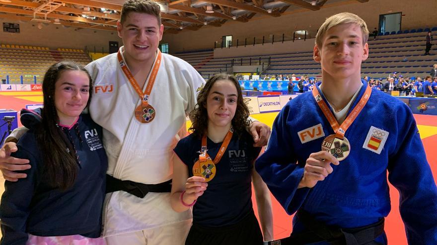 Triplete de bronce para el judo valenciano en la European Cup de Lignano