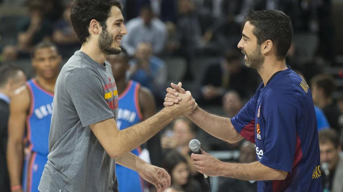 Abrines y Navarro, dos buenos amigos tras su etapa juntos en el FC Barcelona Lassa