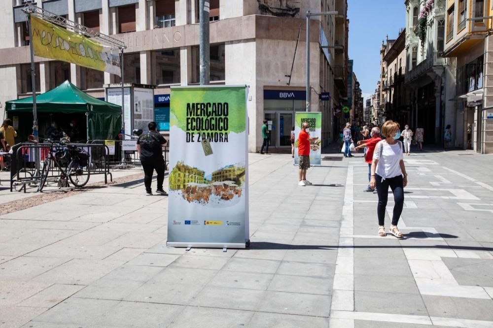 El mercado ecológico de Zamora regresa tras cuatro meses sin actividad