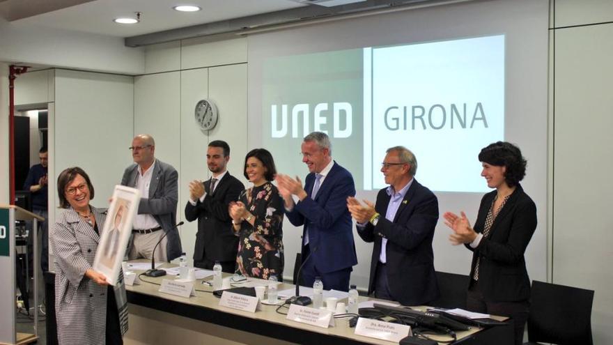 La UNED de Girona fa un reconeixement a la figuerenca Montserrat Palma