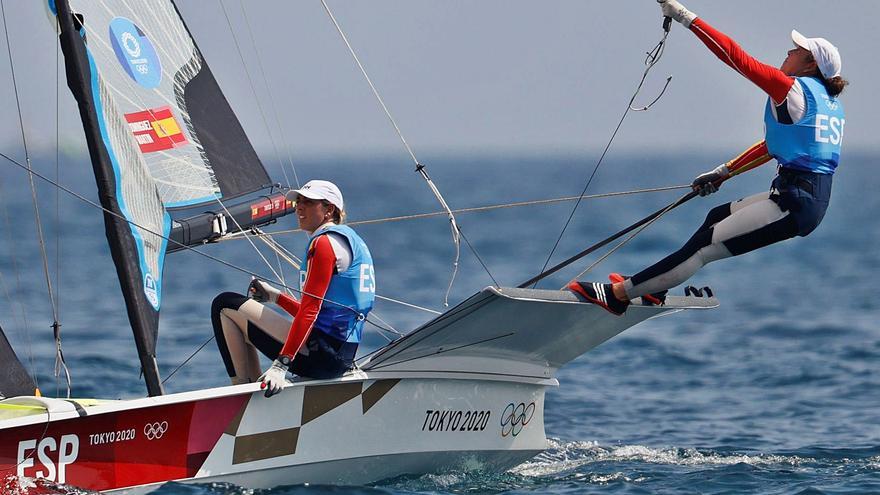 Paula Barceló se jugará el oro en la Medal Race de 49er.FX