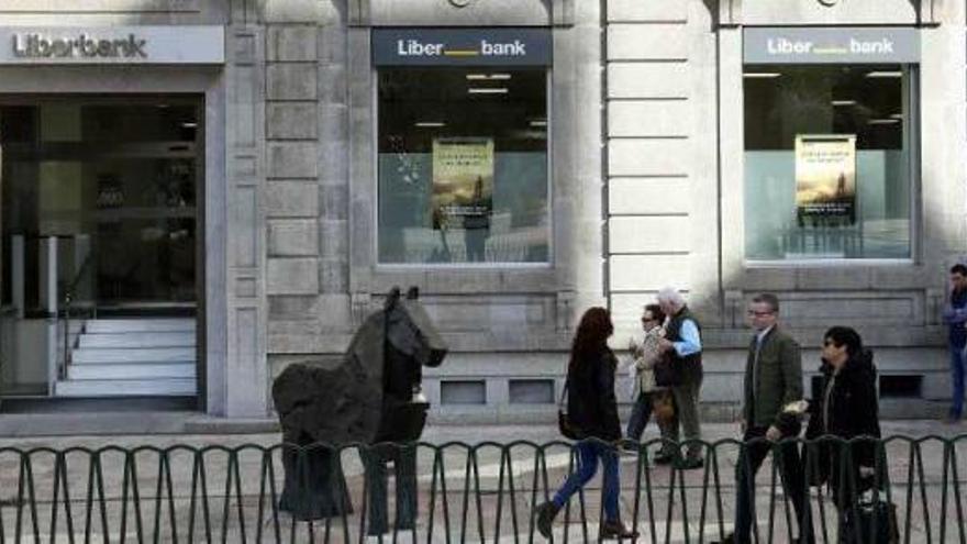 Sede central de Liberbank en Oviedo. // J.L. Cerejido