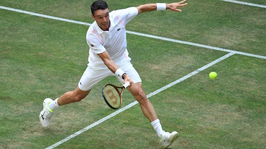 Roberto Bautista también dice adiós a Wimbledon