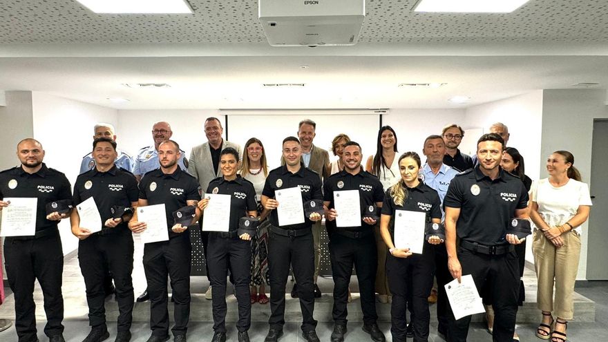 Lorca incorpora 8 policías locales y prepara otras 5 plazas