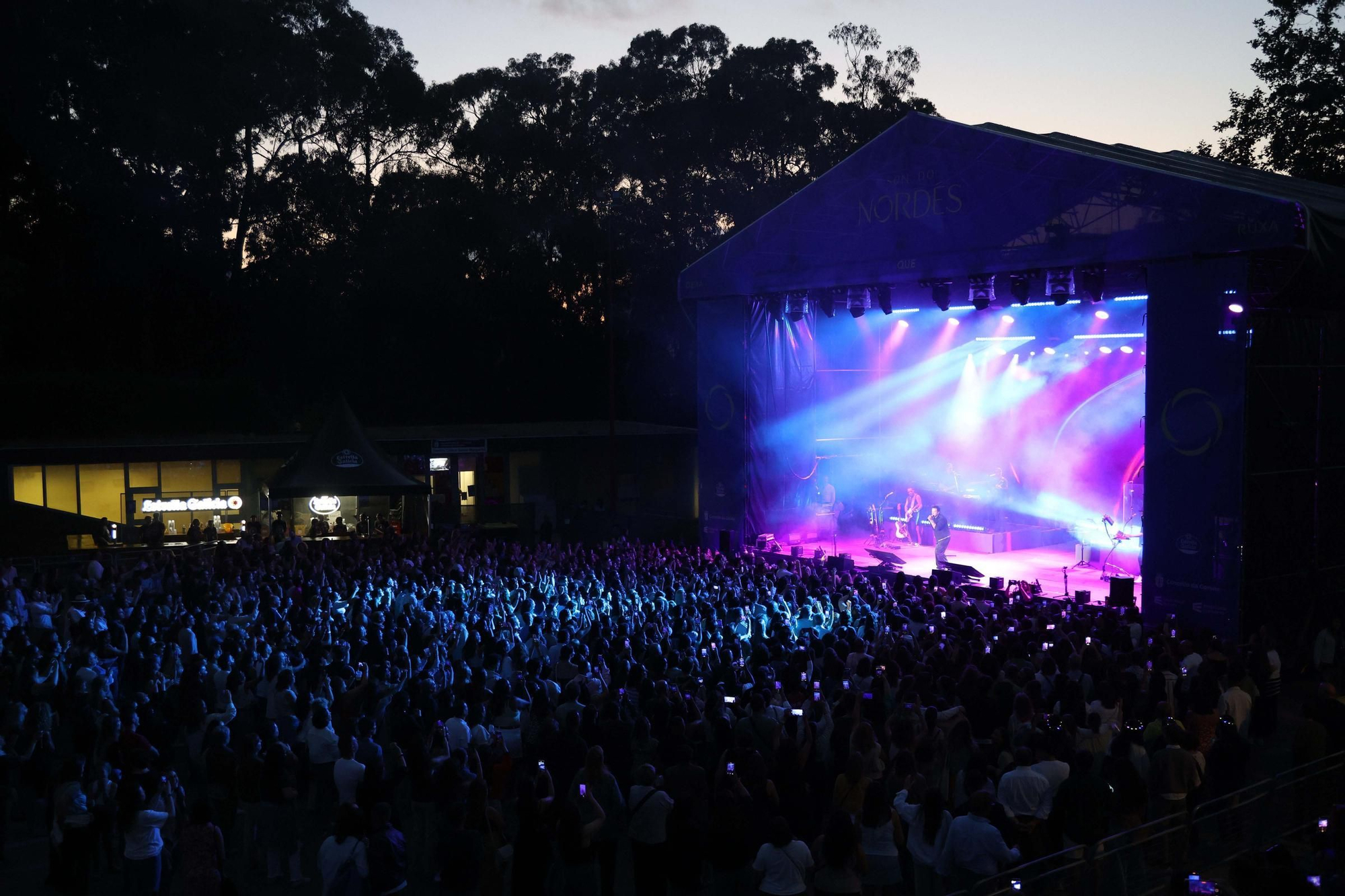 Concierto de Luis Fonsi en el parque de Santa Margarita, en el ciclo Son do Nordés