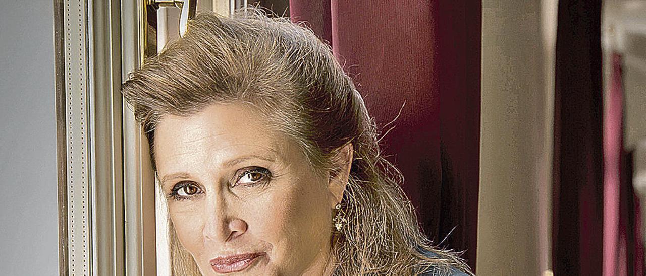 Carrie Fisher, en su madurez. // Ricardo Ghilardi