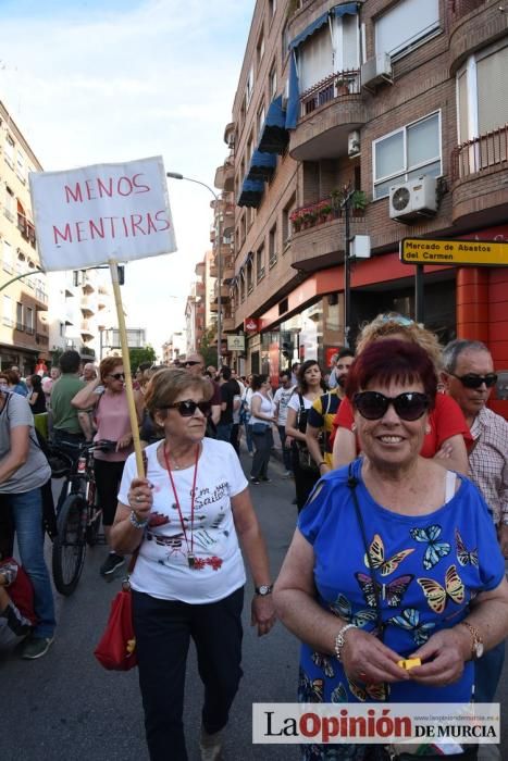 Manifestación por el Soterramiento en Murcia