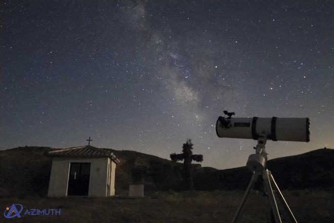 Zona de observación de estrellas en Alamedilla