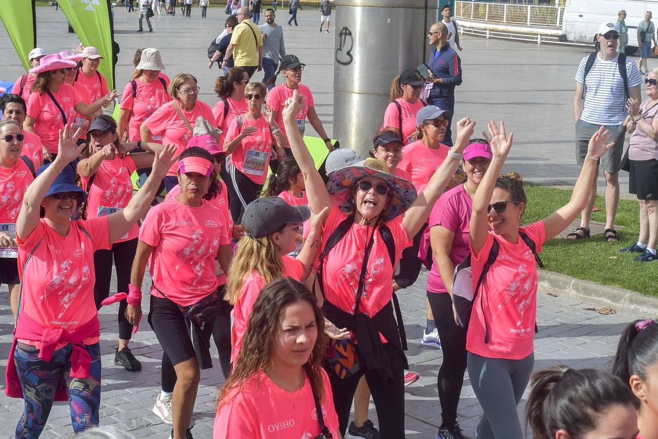 La 'Marea Rosa' de la Carrera de la Mujer de Las Palmas de Gran Canaria, en imágenes